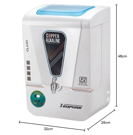 Zenpure Clare 15L Copper RO+UV Water Purifier - Image 3